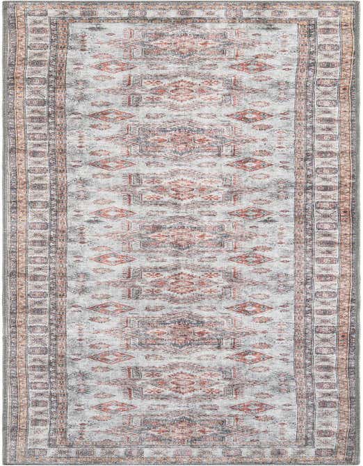 2' 7 x 10' Washable Timeless Runner Rug