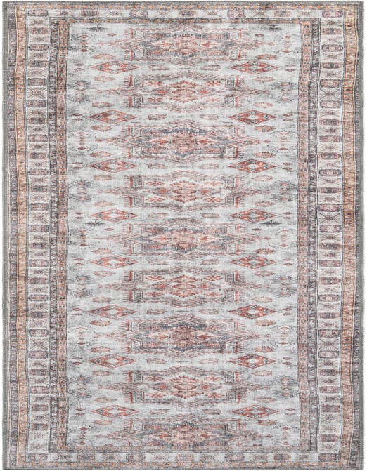 Detail image of 2' 7 x 10' Washable Timeless Runner Rug