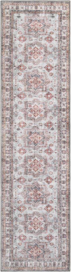 Detail image of 2' 7 x 10' Washable Timeless Runner Rug