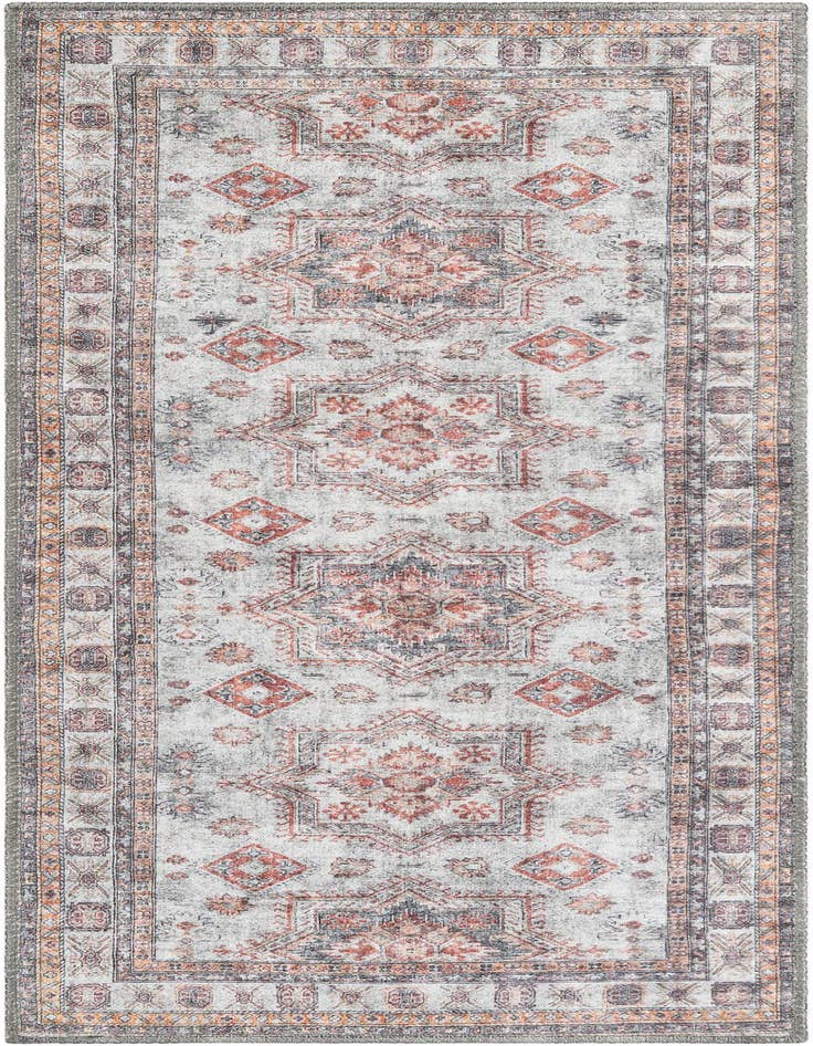 Detail image of 2' x 5' 1 Washable Timeless Runner Rug