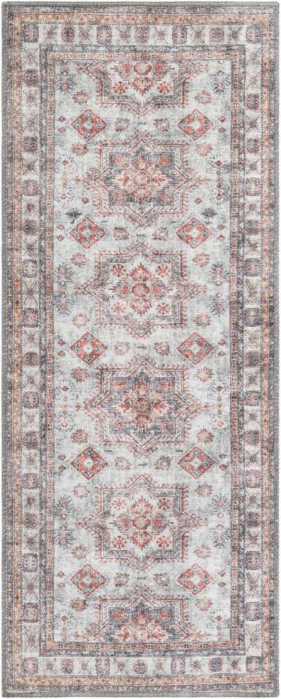 2' x 5' 1 Washable Timeless Runner Rug