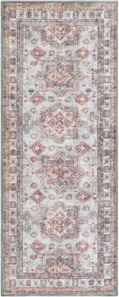 Detail image of 2' x 5' 1 Washable Timeless Runner Rug