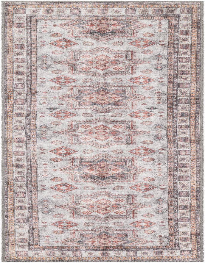 Detail image of 2' x 6' 1 Washable Timeless Runner Rug