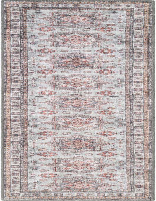 2' x 8' Washable Timeless Runner Rug