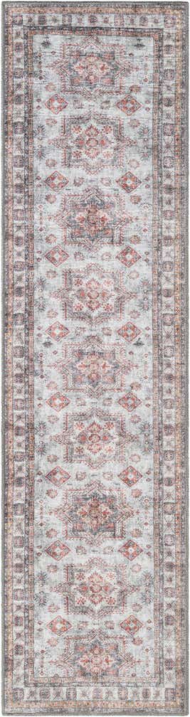 2' x 8' Washable Timeless Runner Rug