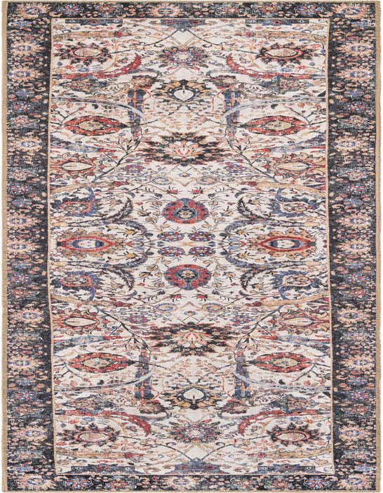 2' 7 x 10' Washable Timeless Runner Rug