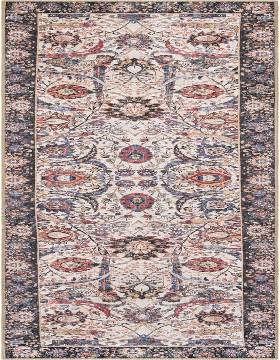 Detail image of 2' 7 x 10' Washable Timeless Runner Rug