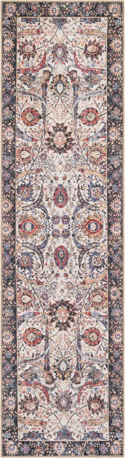 Detail image of 2' 7 x 10' Washable Timeless Runner Rug