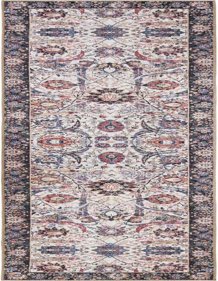 2' 7 x 12' Washable Timeless Runner Rug