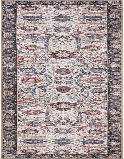 Detail image of 2' 7 x 12' Washable Timeless Runner Rug