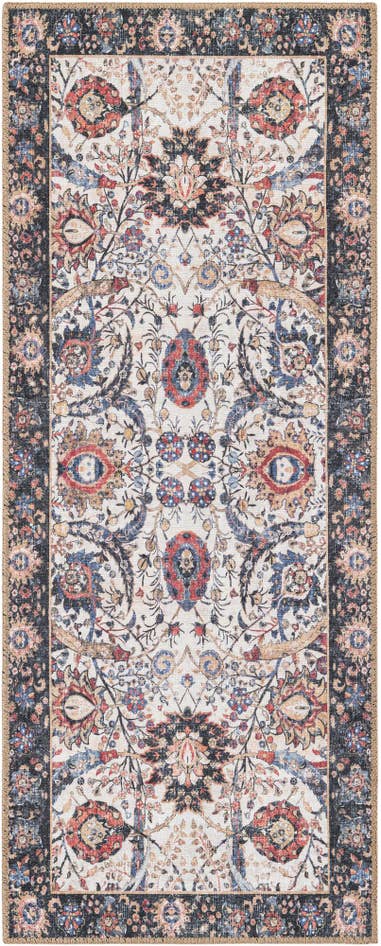 Detail image of 2' x 5' 1 Washable Timeless Runner Rug