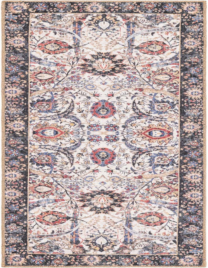 Detail image of 2' x 6' 1 Washable Timeless Runner Rug
