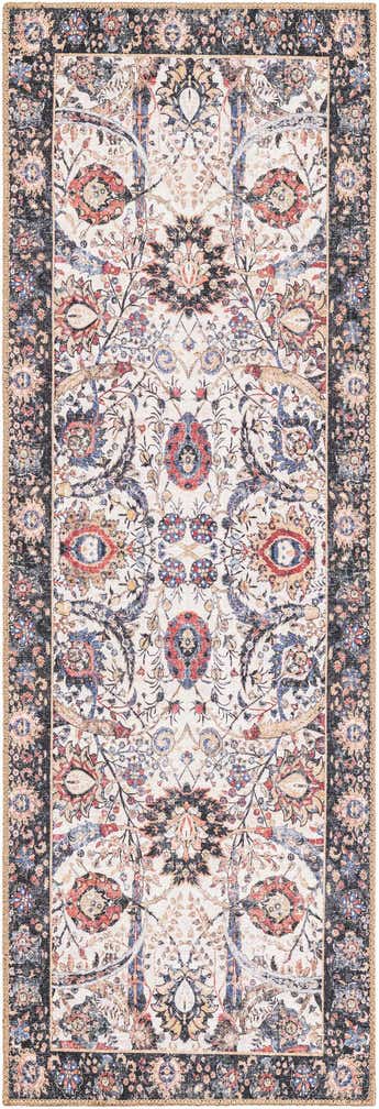 60cm x 185cm Waschbar Timeless Läufer Teppich