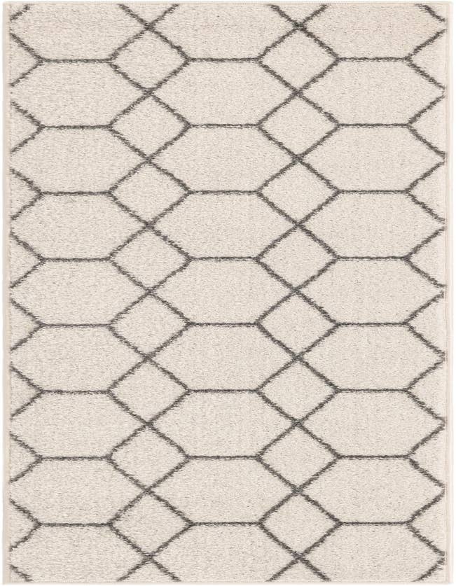 Detail image of 2' x 6' Trellis Frieze Runner Rug