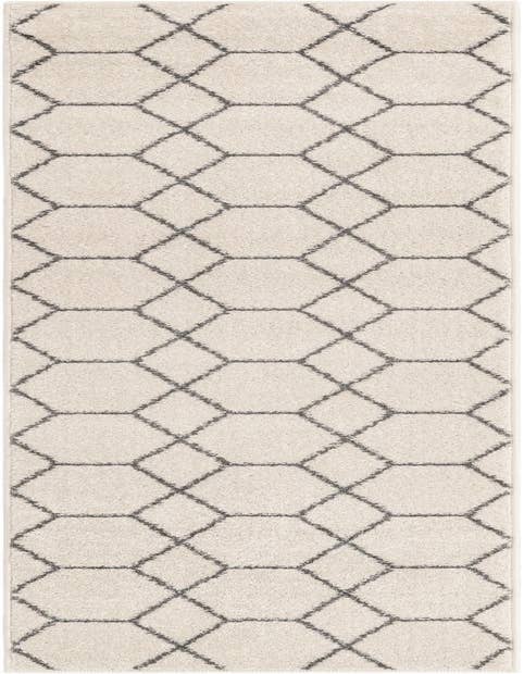 Detail image of 2' x 8' 8 Trellis Frieze Runner Rug