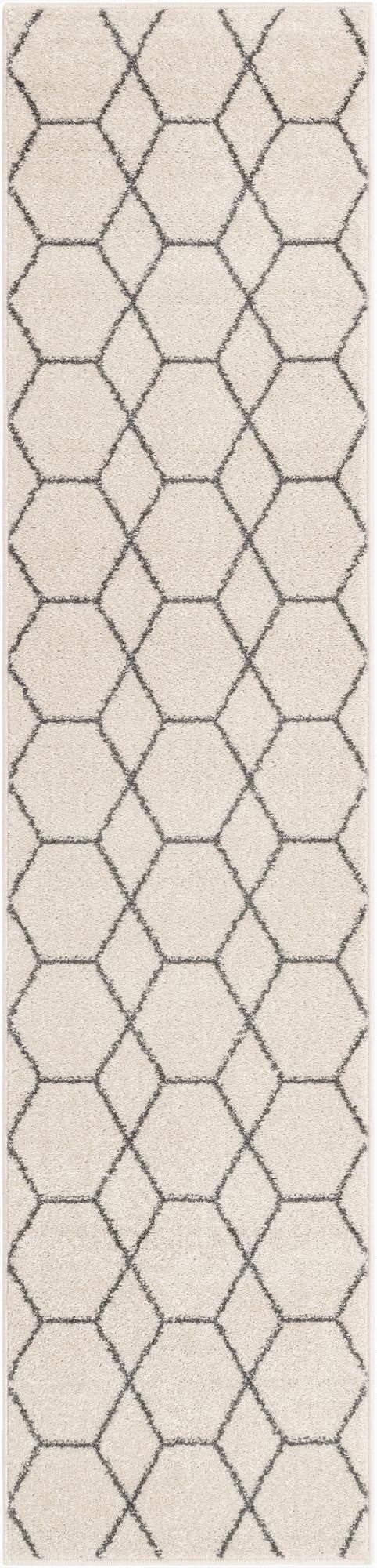 2' x 8' 8 Trellis Frieze Runner Rug