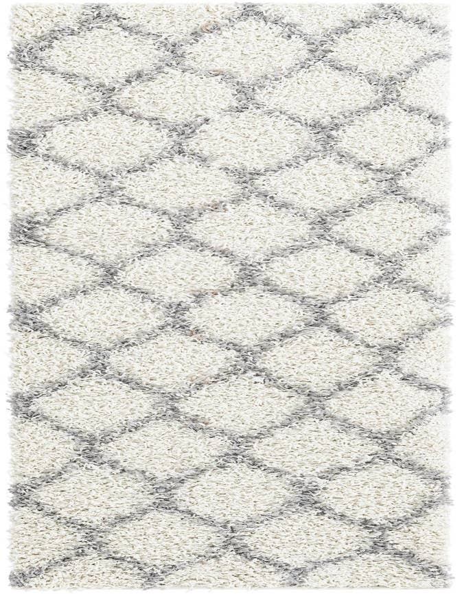 Detail image of 2' x 6' Trellis Shag Runner Rug