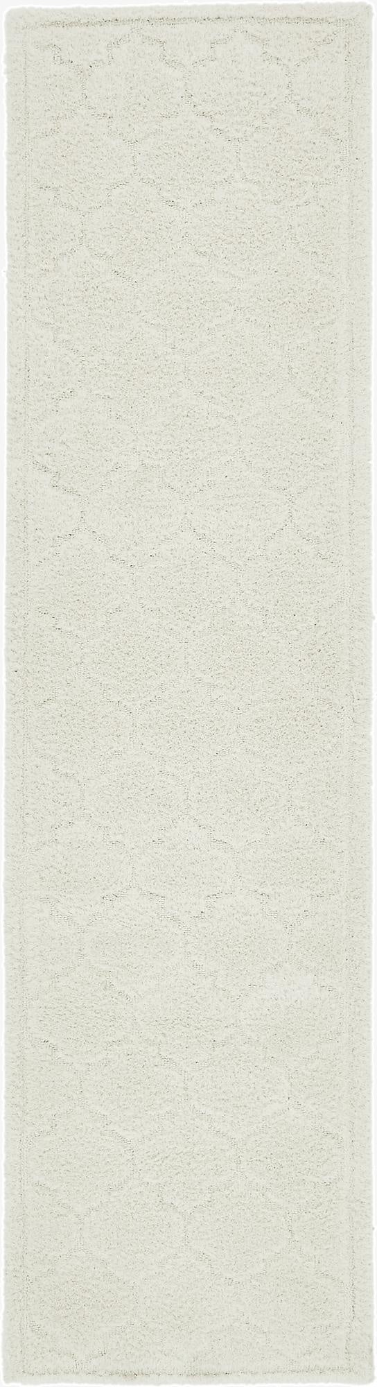 2' 7 x 10' Trellis Shag Runner Rug