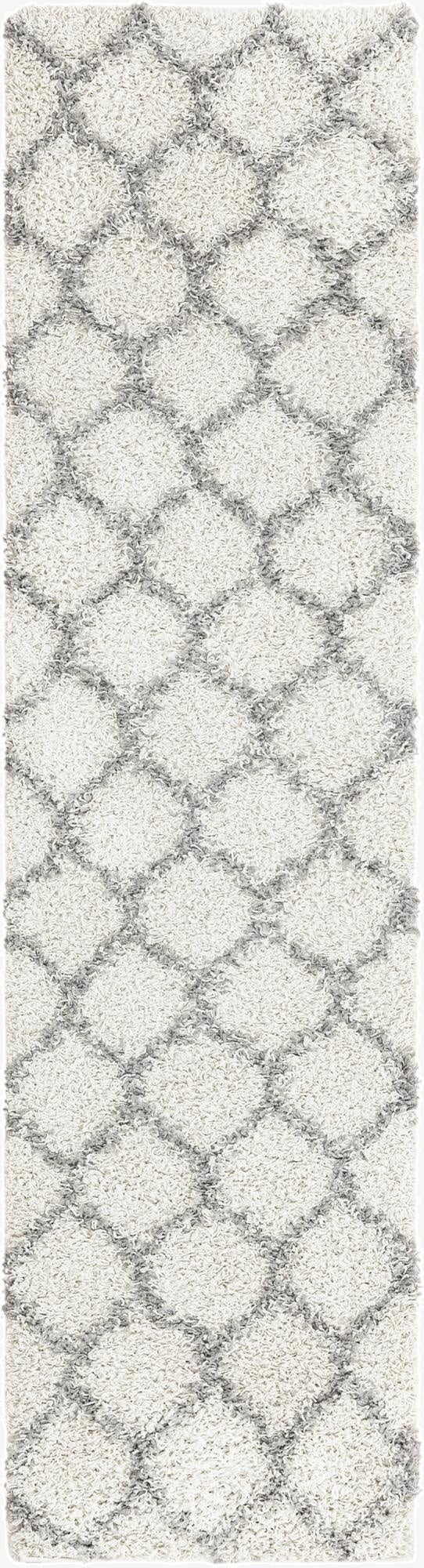 2' x 8' Trellis Shag Runner Rug