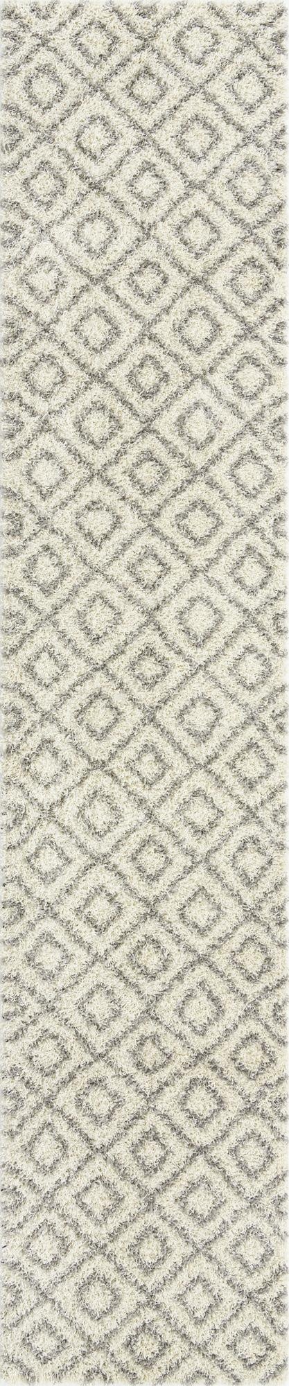 Primary image 3' 3 x 16' 5 Trellis Shag Runner Rug