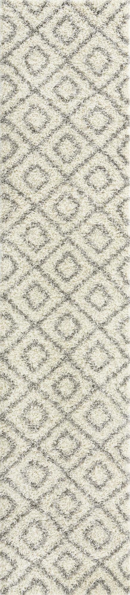 Primary image 2' 7 x 12' Trellis Shag Runner Rug