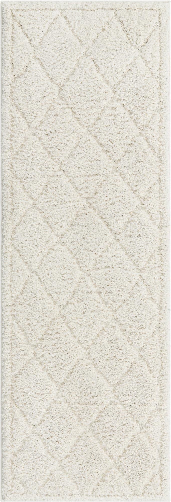 2' x 8' Trellis Shag Runner Rug