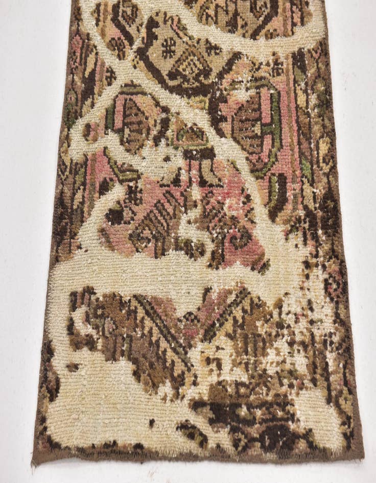 Detail image of 2' 2 x 9' 2  Hand Knotted Ultra Vintage Persian Wool Runner Rug