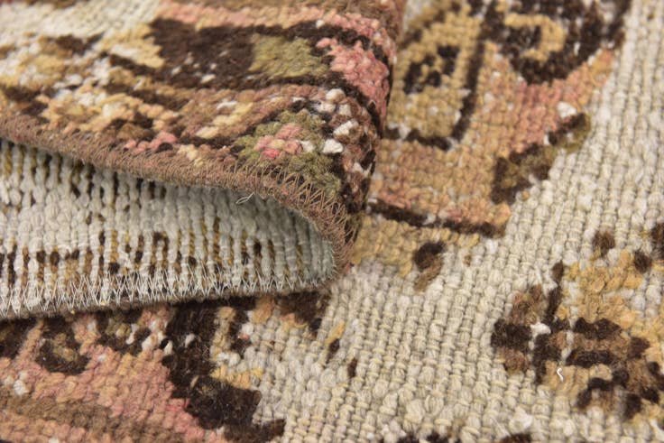 Detail image of 2' 2 x 9' 2 Hand Knotted Ultra Vintage Persian Wool Runner Rug