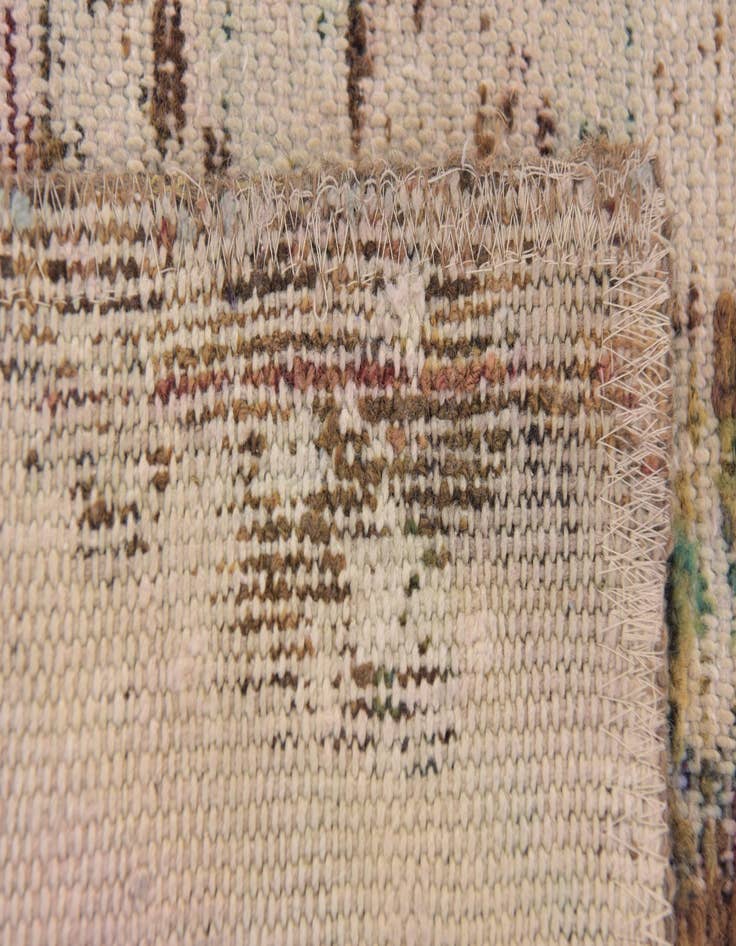 Detail image of 4' x 8'  Hand Knotted Ultra Vintage Persian Wool Runner Rug