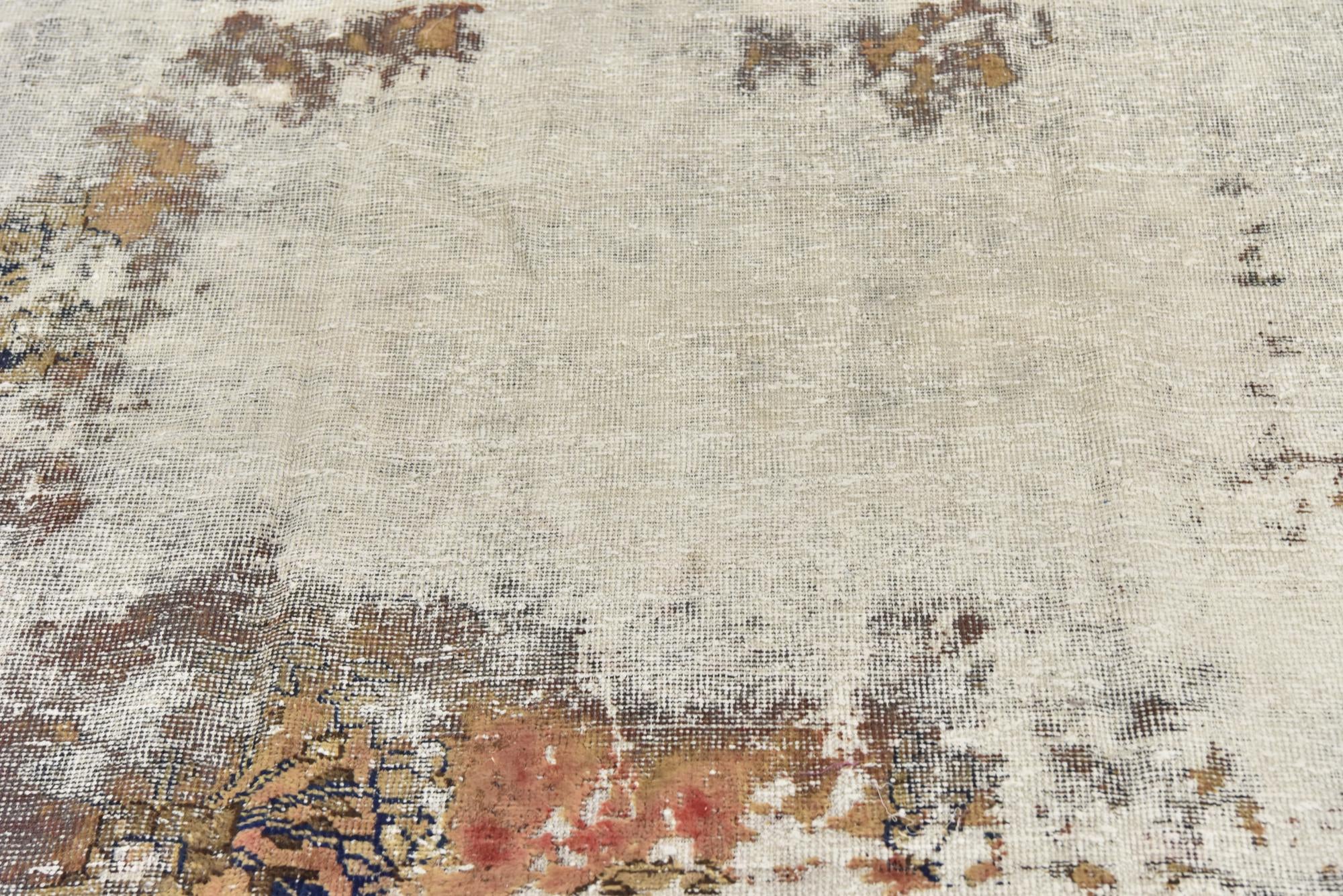 5' 4 x 9' 6 Hand Knotted Ultra Vintage Persian Wool Runner Rug