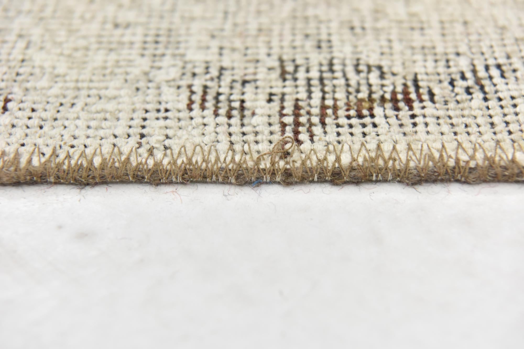 5' 4 x 9' 6 Hand Knotted Ultra Vintage Persian Wool Runner Rug