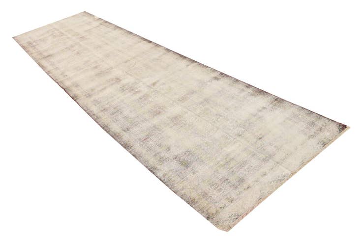 Detail image of 3' 1 x 11' 8 Hand Knotted Ultra Vintage Persian Wool Runner Rug