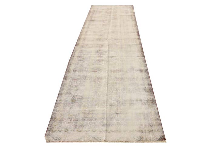 Detail image of 3' 1 x 11' 8 Hand Knotted Ultra Vintage Persian Wool Runner Rug