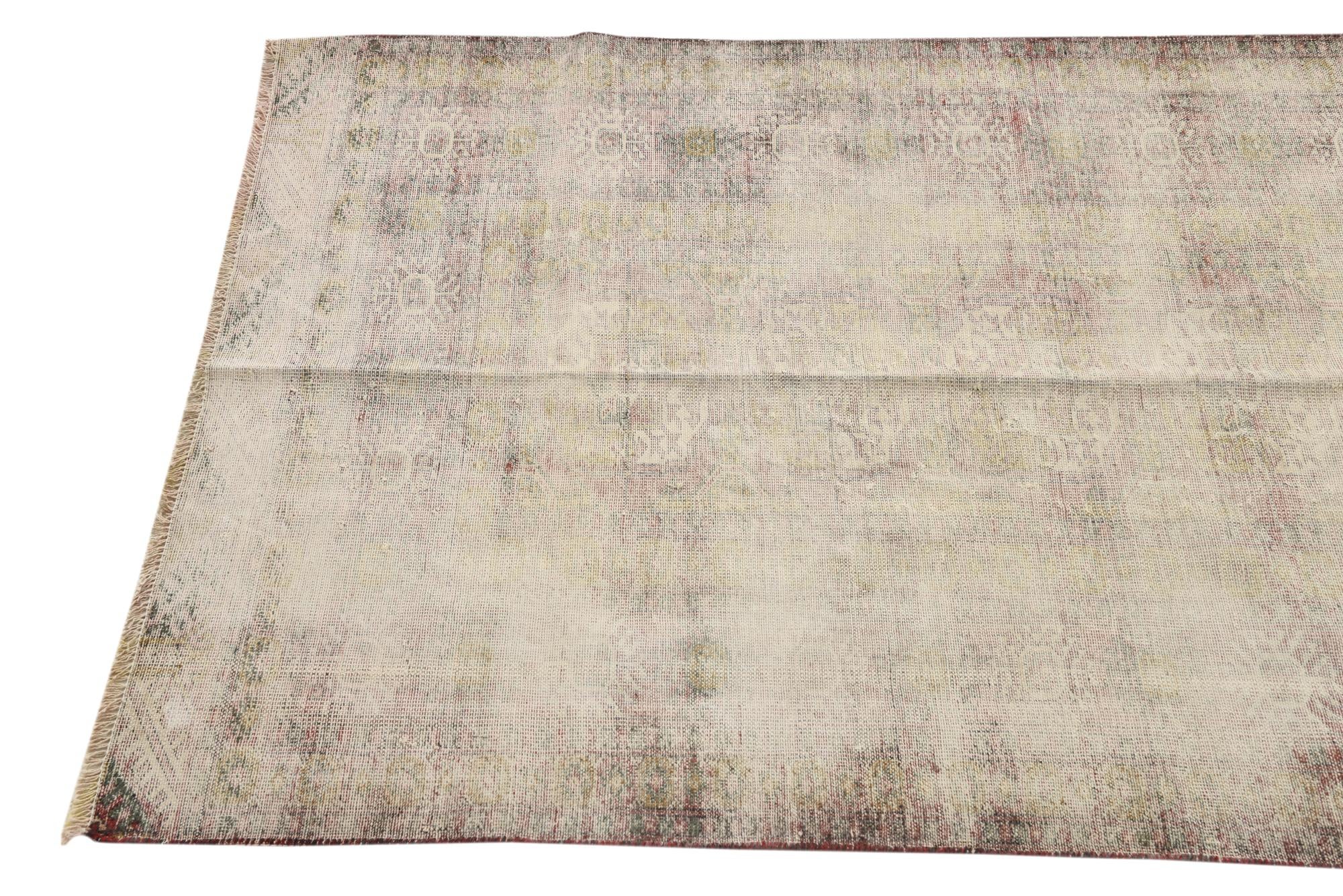3' 1 x 11' 8 Hand Knotted Ultra Vintage Persian Wool Runner Rug