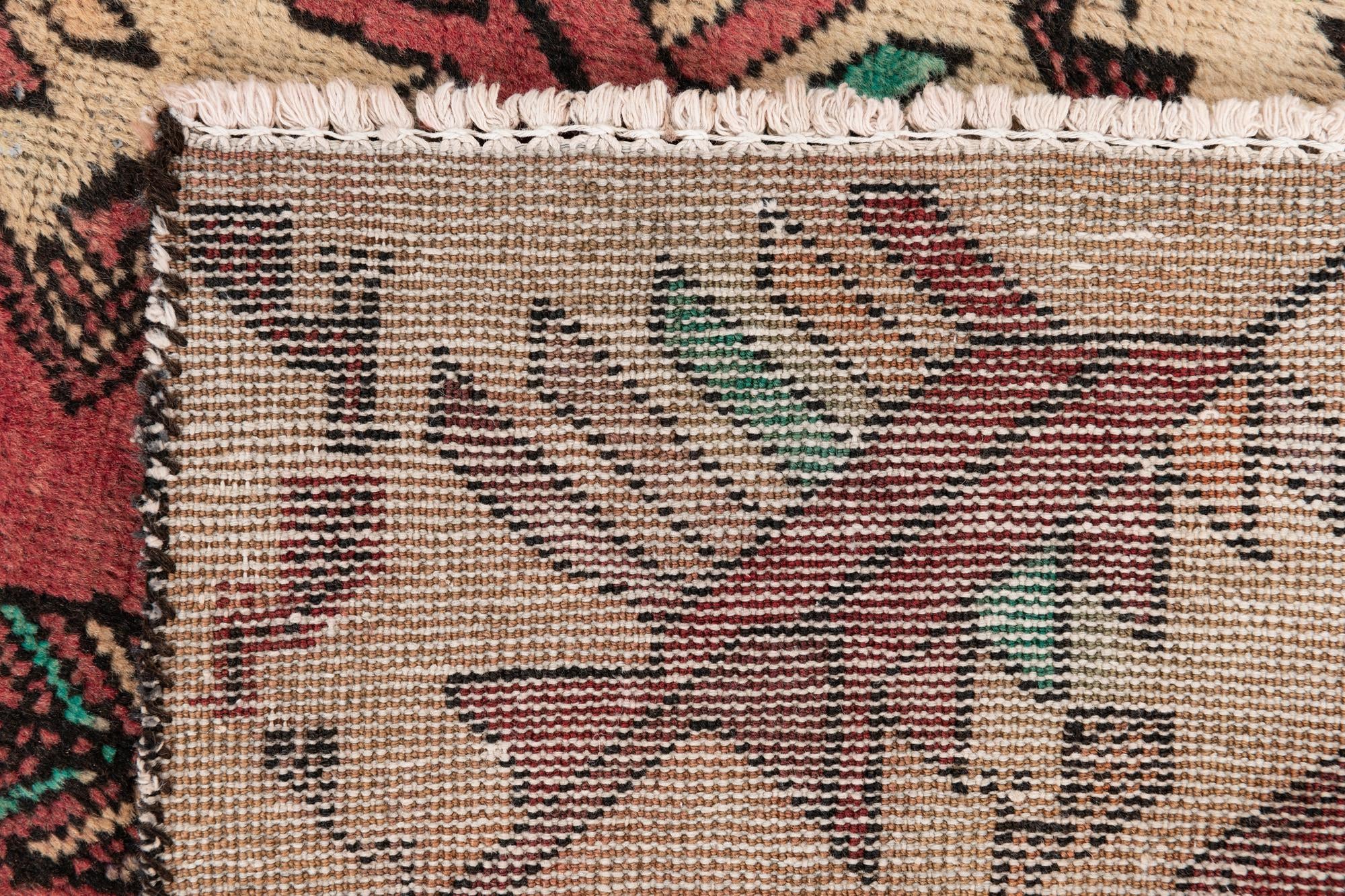 70cm x 155cm anudado a mano Ultra Vintage Alfombra Persa Lana Pasillera