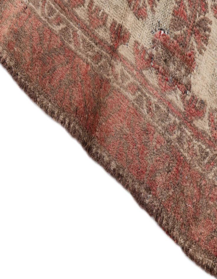 Detail image of 2' 4 x 4' 10  Hand Knotted Ultra Vintage Persian Wool Runner Rug