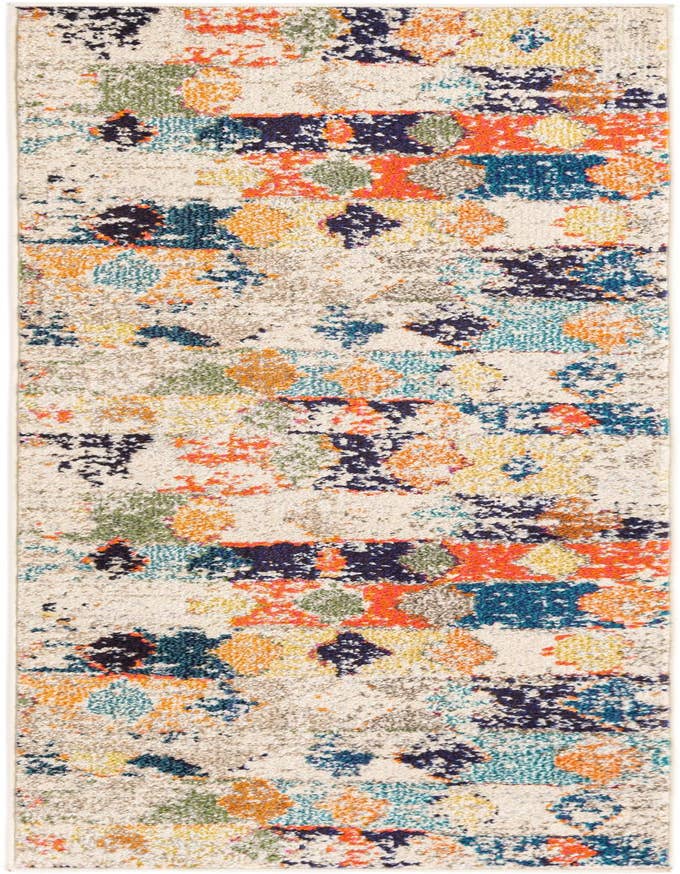 Detail image of 2' x 6' Washable Vivid Runner Rug