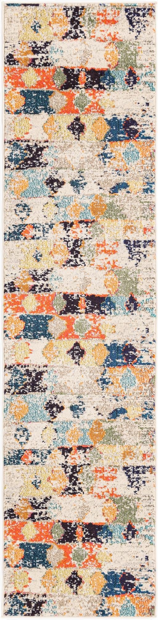 2' x 8'  Washable Vivid Runner Rug