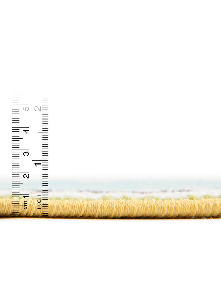 Detail image of 2' 2 x 6' Animals Whimsy Kids Runner Rug