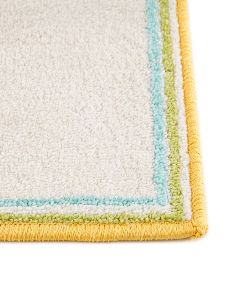 Detail image of 2' 2 x 6' Animals Whimsy Kids Runner Rug