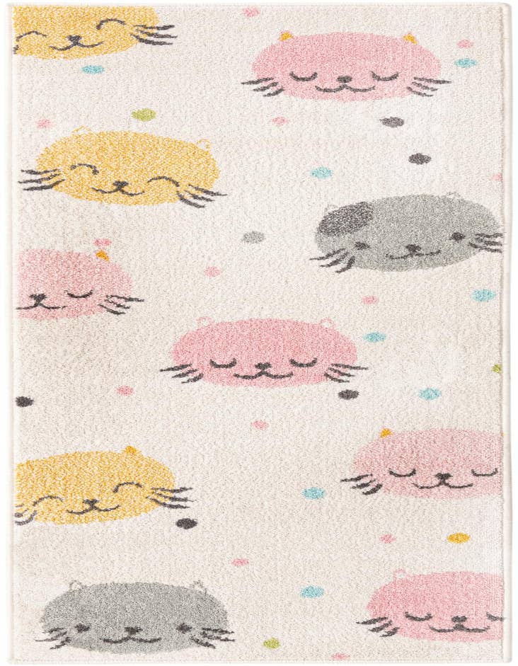 Detail image of 2' 2 x 6' Cats Whimsy Kids Runner Rug