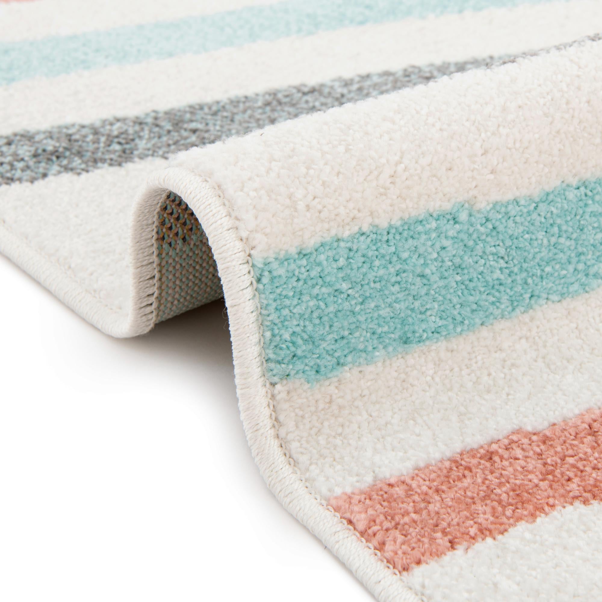 2' 2 x 4' Rainbow Whimsy Kids Runner Rug