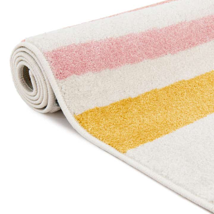 2' 2 x 6' Rainbow Whimsy Kids Runner Rug