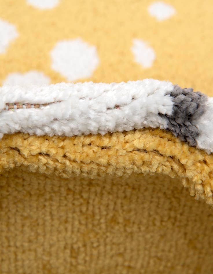 Detail image of 2' 2 x 6' Tiger Whimsy Kids Runner Rug