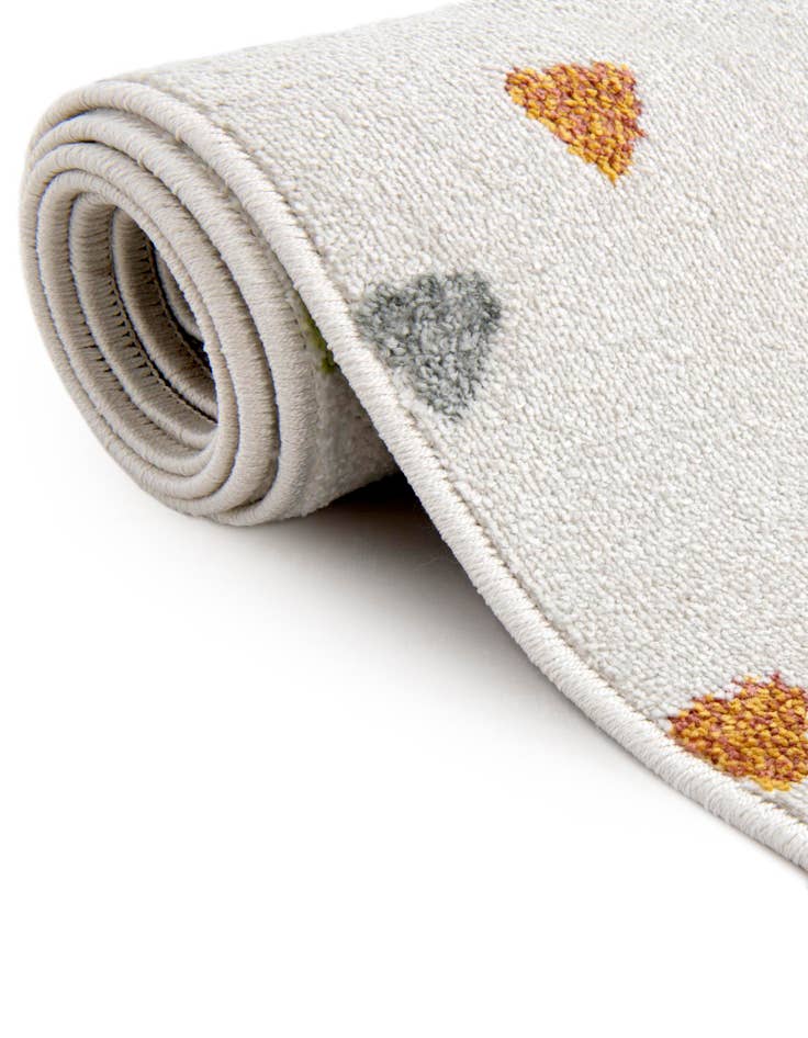 Detail image of 2' 2 x 6' Tiger Whimsy Kids Runner Rug
