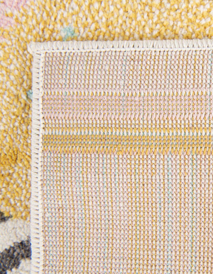 Detail image of 2' 2 x 3' 11 Animals Whimsy Kids Runner Rug