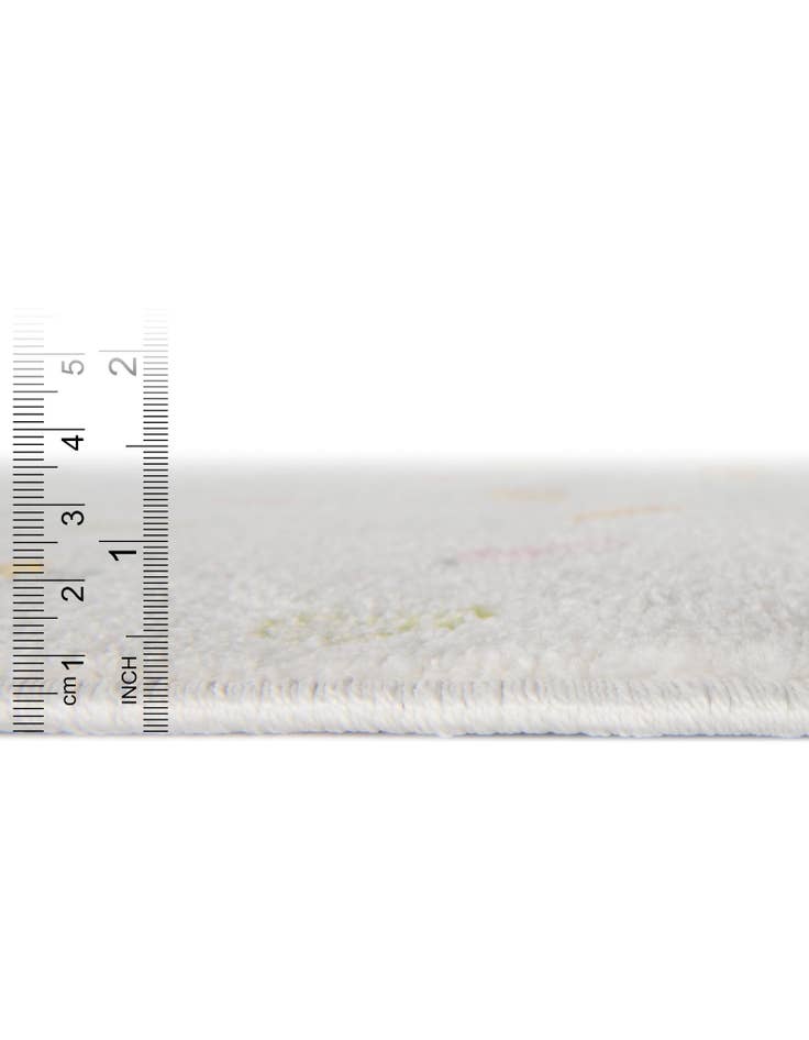 Detail image of 2' 2 x 3' 11 Polka Dot Whimsy Kids Runner Rug