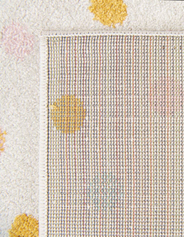 Detail image of 2' 2 x 6' 1 Polka Dot Whimsy Kids Runner Rug