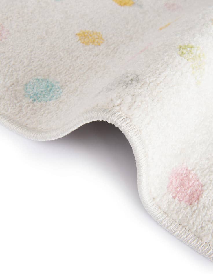 Detail image of 2' 2 x 6' 1 Polka Dot Whimsy Kids Runner Rug