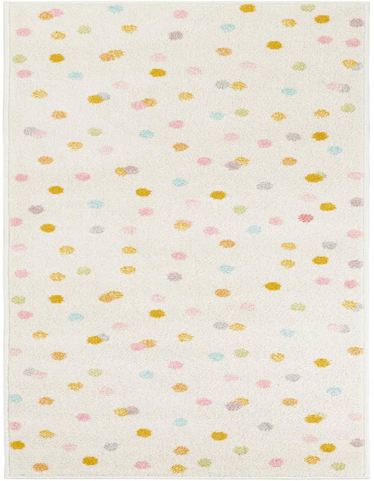 Detail image of 2' 2 x 6' 1 Polka Dot Whimsy Kids Runner Rug